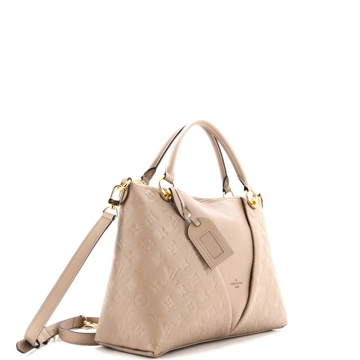 V Tote Monogram Empreinte Leather MM - Deep Luxury