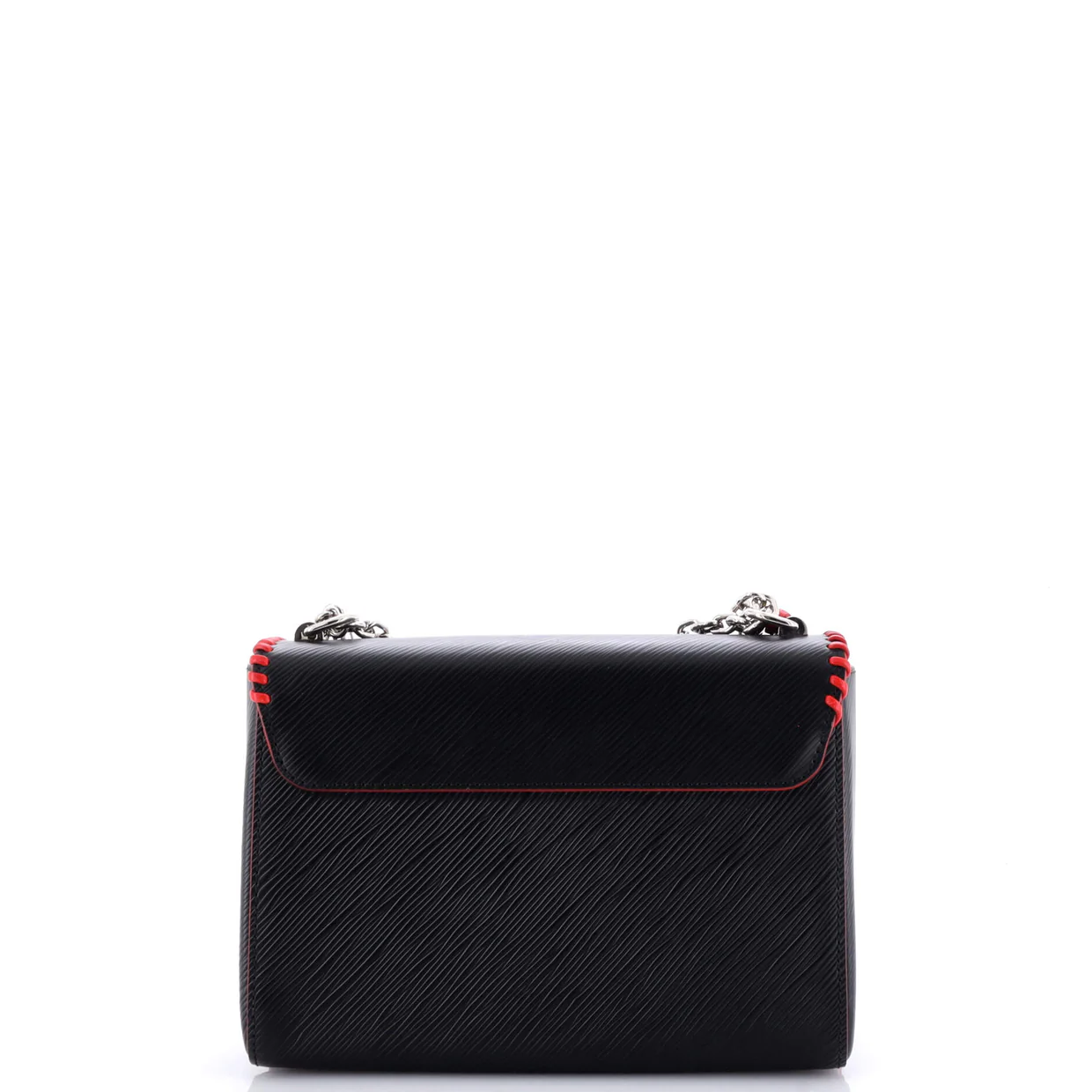 Twist Handbag Limited Edition Flower Embellished Epi Leather with Whipstitch Details MM - Deep Luxury