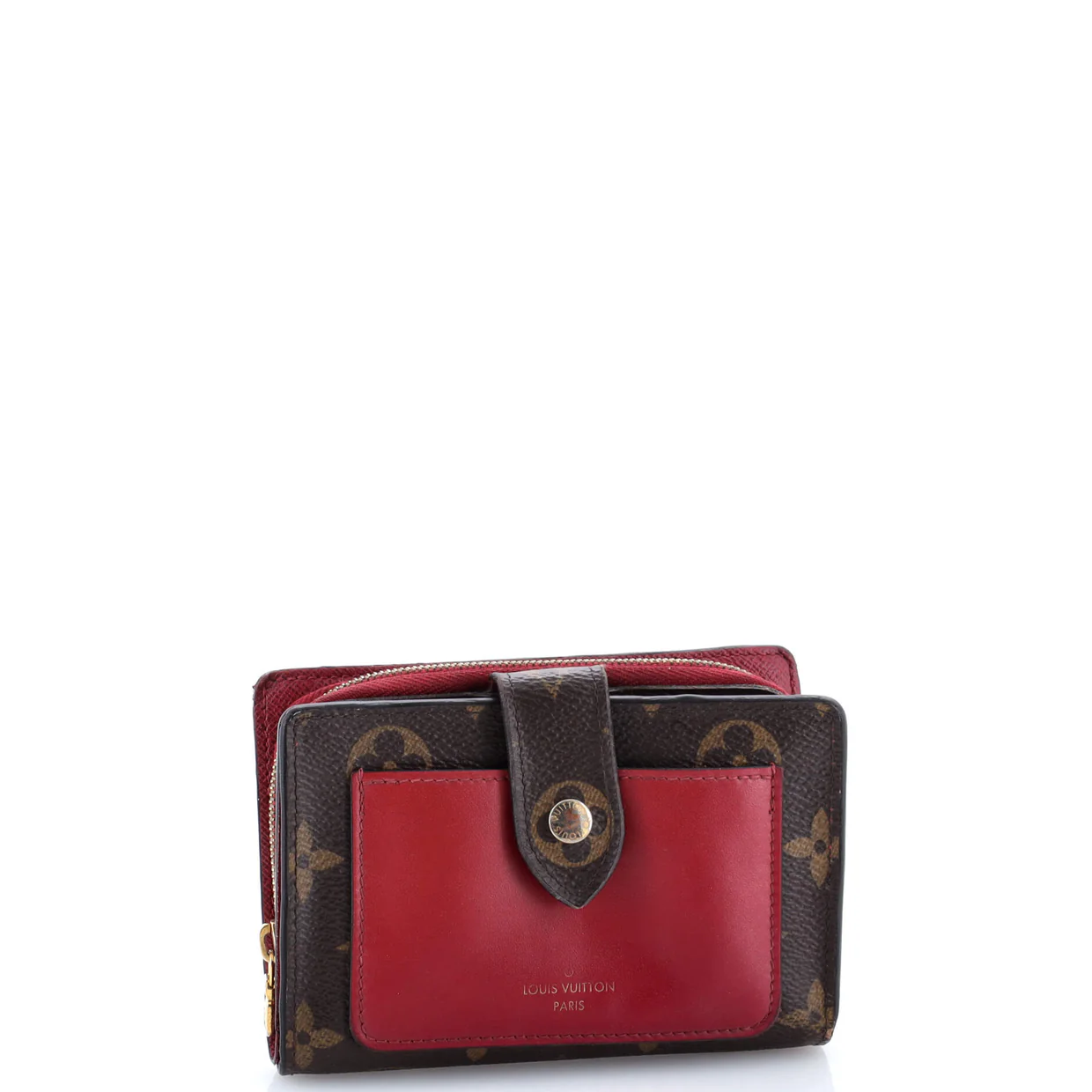 Juliette Wallet Monogram Canvas and Leather - Deep Luxury