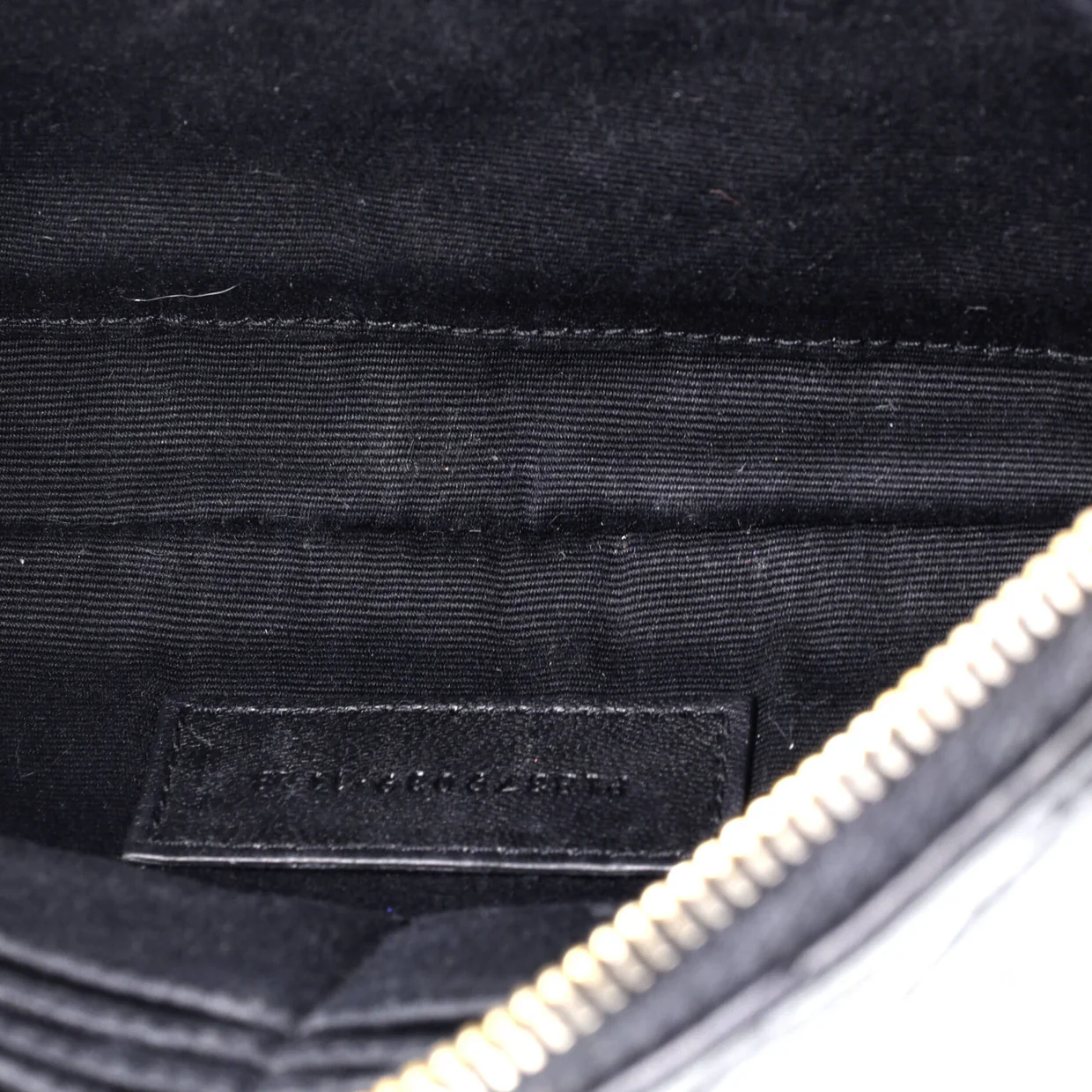 Classic Monogram Wristlet Pouch Matelasse Chevron Leather Small - Deep Luxury