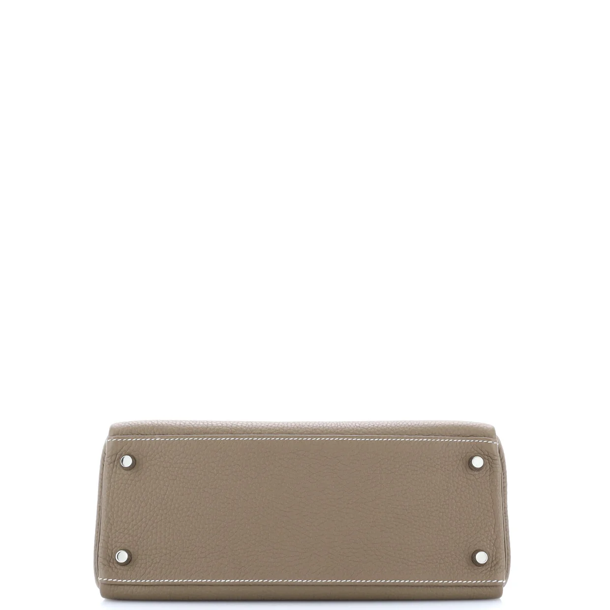 Kelly Handbag Grey Togo with Palladium Hardware 28 - Deep Luxury
