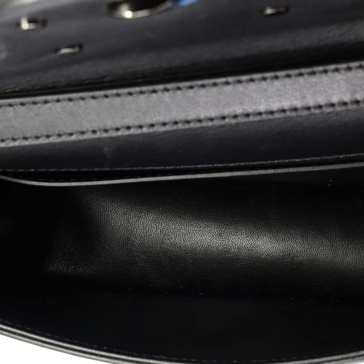 VLogo Flap Shoulder Bag Leather Mini - Deep Luxury