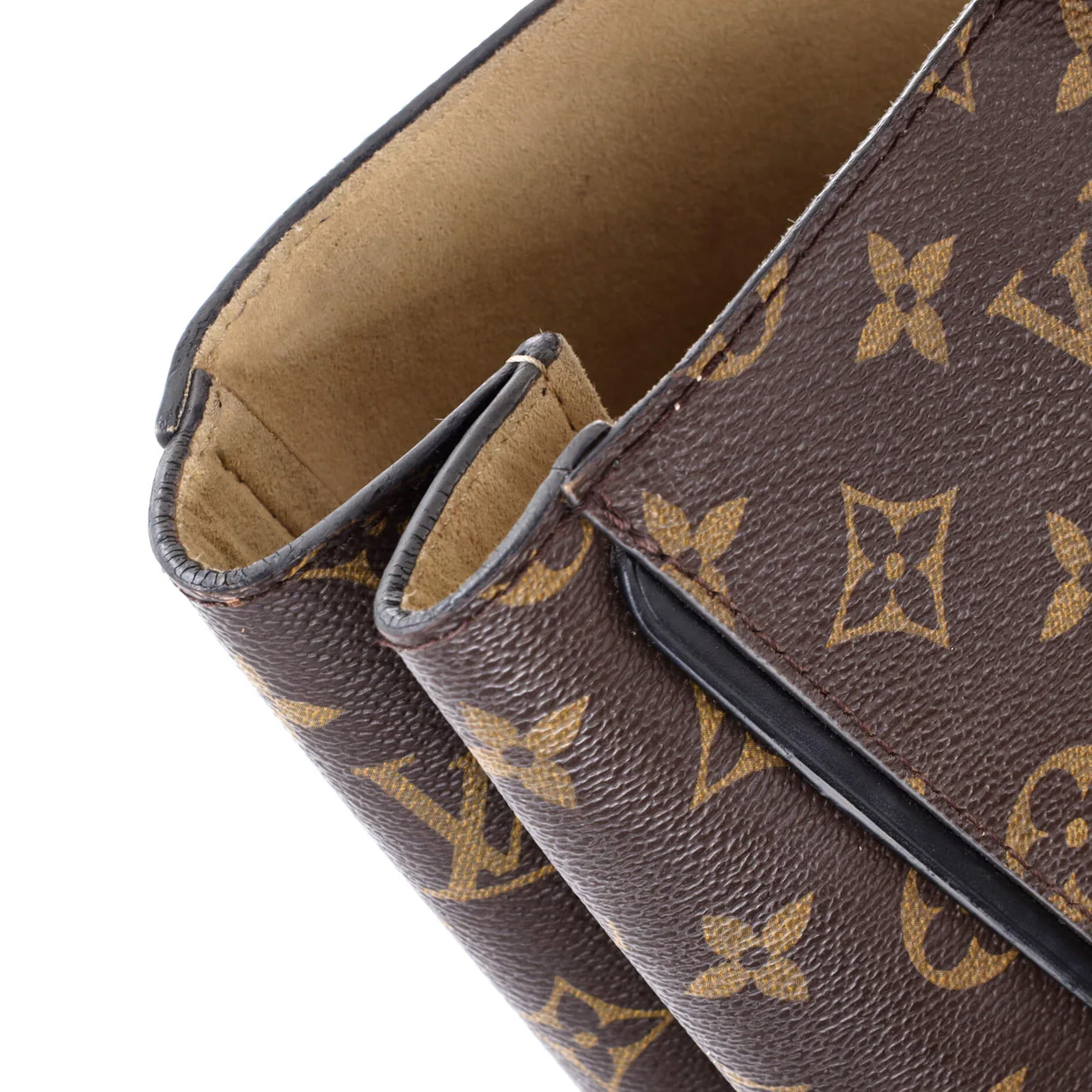 Kimono Handbag Monogram Canvas and Leather MM - Deep Luxury