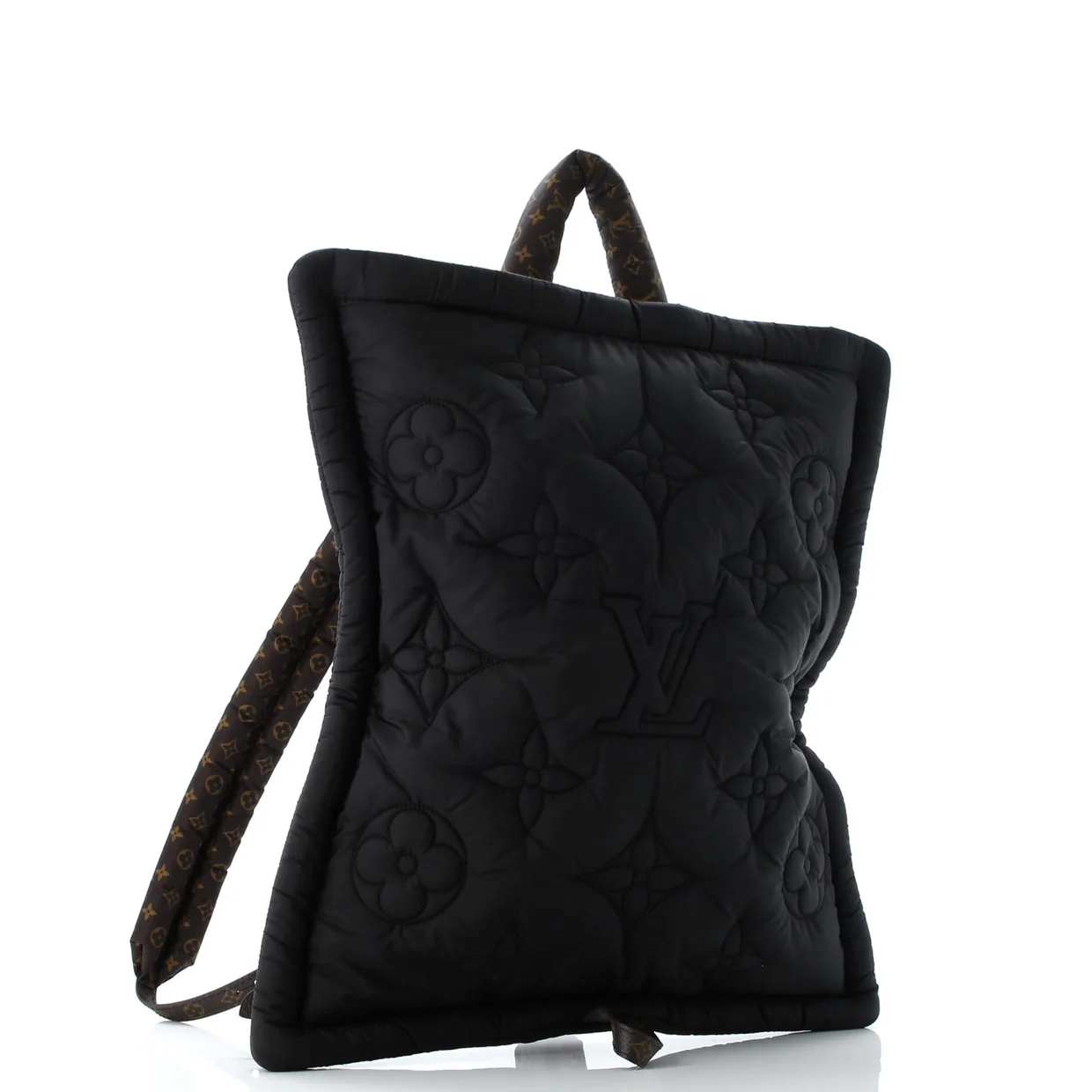 Pillow Backpack Monogram Quilted Econyl Nylon - Deep Luxury