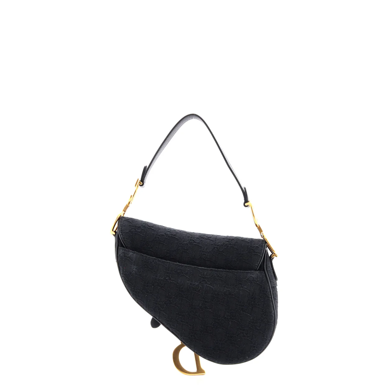 Saddle Handbag Oblique Jacquard Medium - Deep Luxury