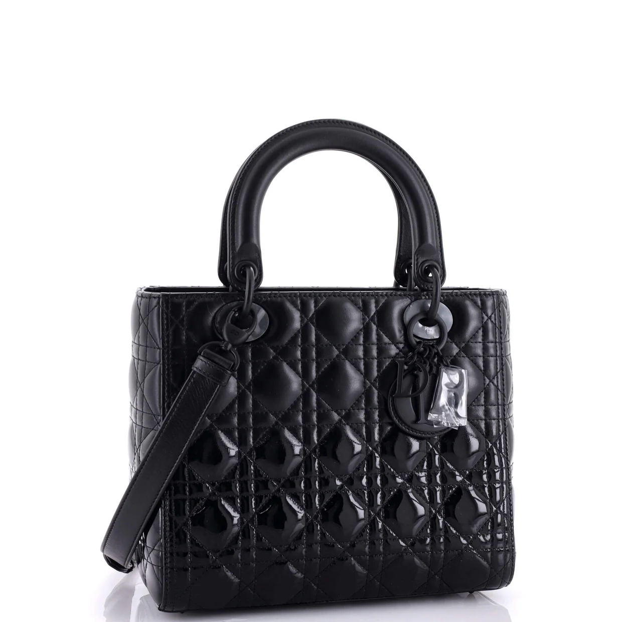 Lady Dior Bag Cannage Quilt Gradient Patent Medium - Deep Luxury