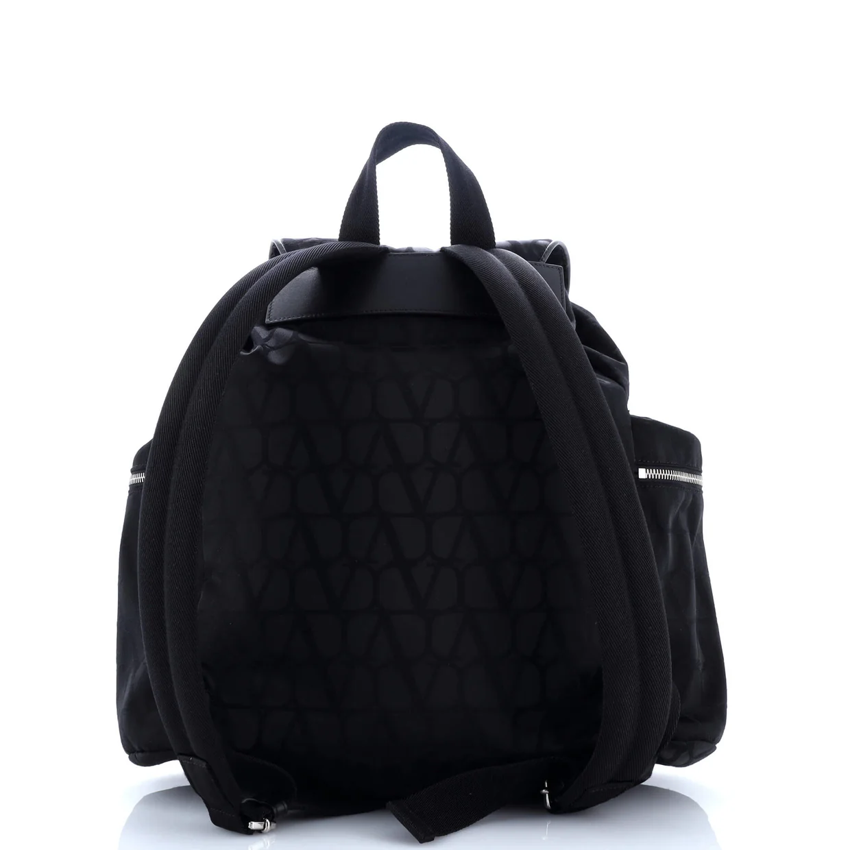 Double Buckle Backpack Toile Iconograph Nylon - Deep Luxury