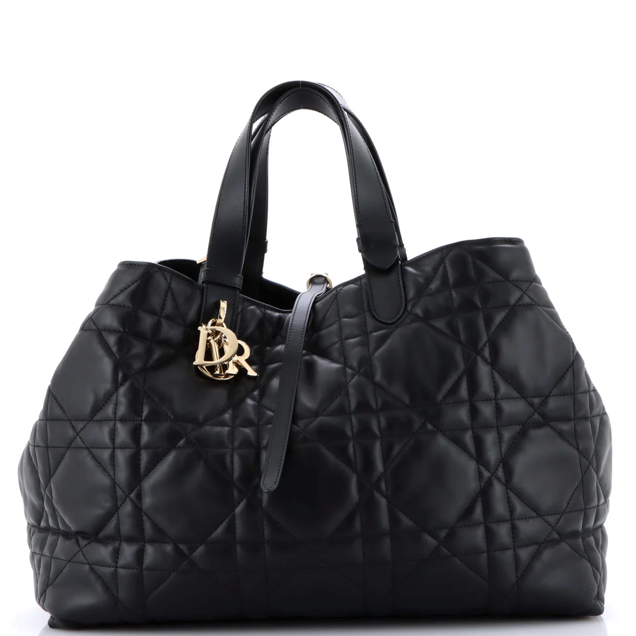 Toujours Tote Bag Macrocannage Quilt Calfskin Large - Deep Luxury