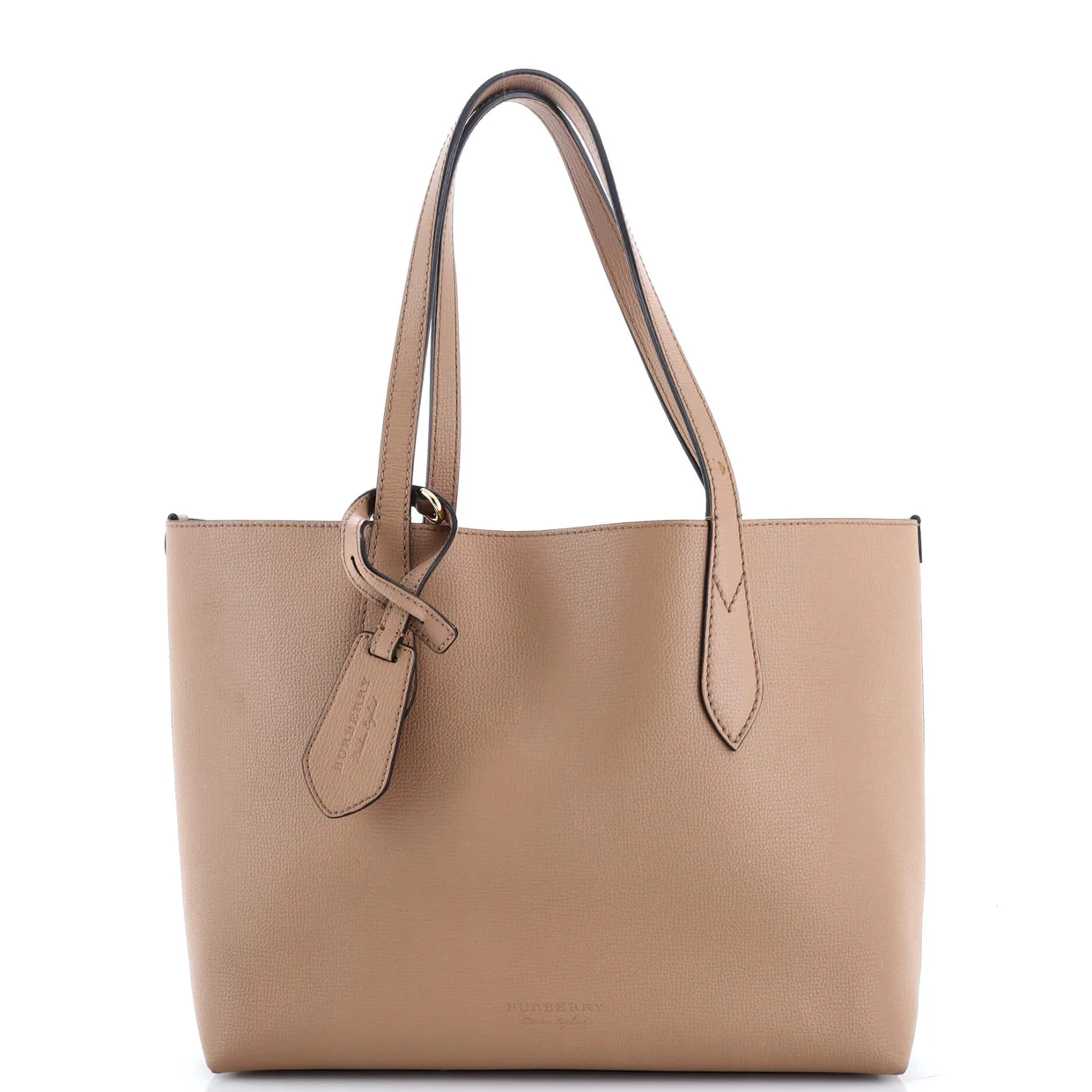 Reversible Tote Haymarket Coated Canvas and Leather Small - Deep Luxury