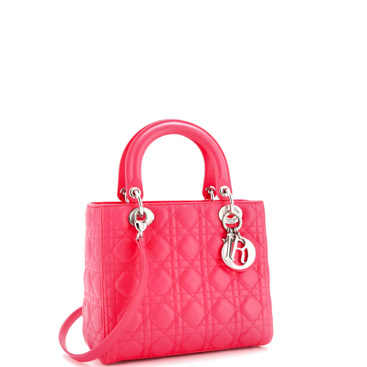 Lady Dior Bag Cannage Quilt Lambskin Medium - Deep Luxury