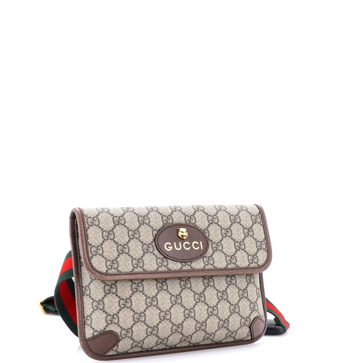 Neo Vintage Flap Belt Bag GG Coated Canvas - Deep Luxury