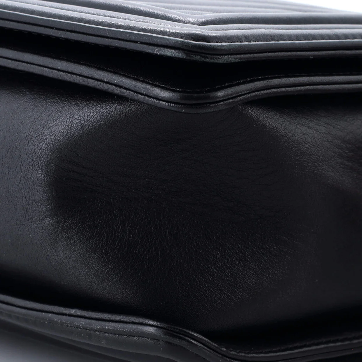 Boy Flap Bag Chevron Calfskin New Medium - Deep Luxury