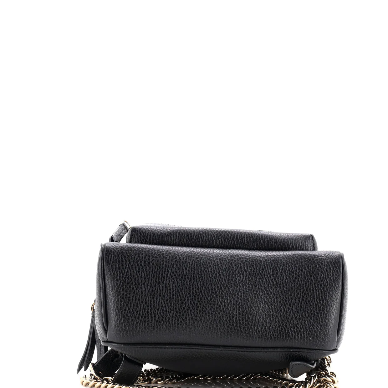 Soho Chain Backpack Leather - Deep Luxury