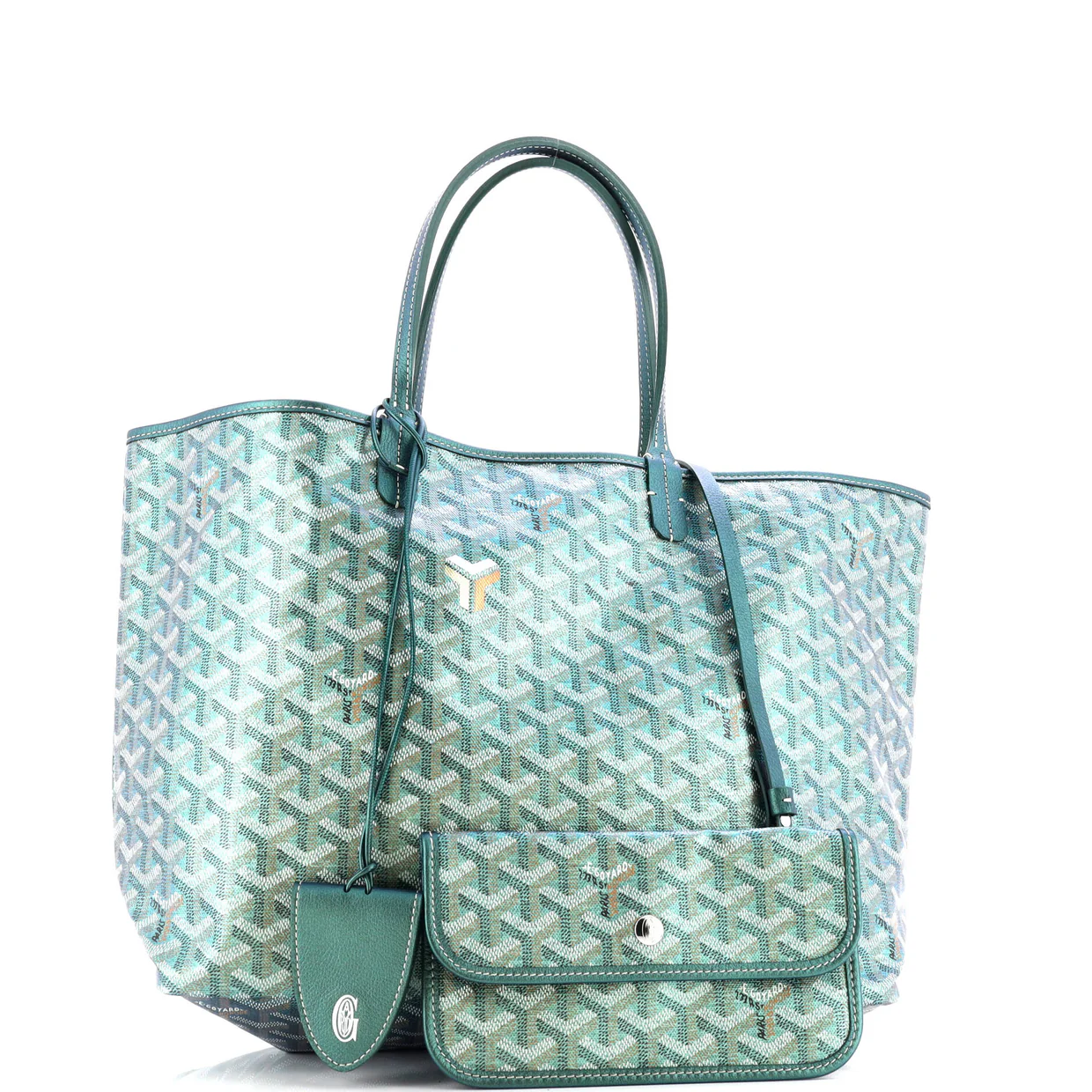 Saint Louis Tote Iridescent Coated Canvas PM - Deep Luxury