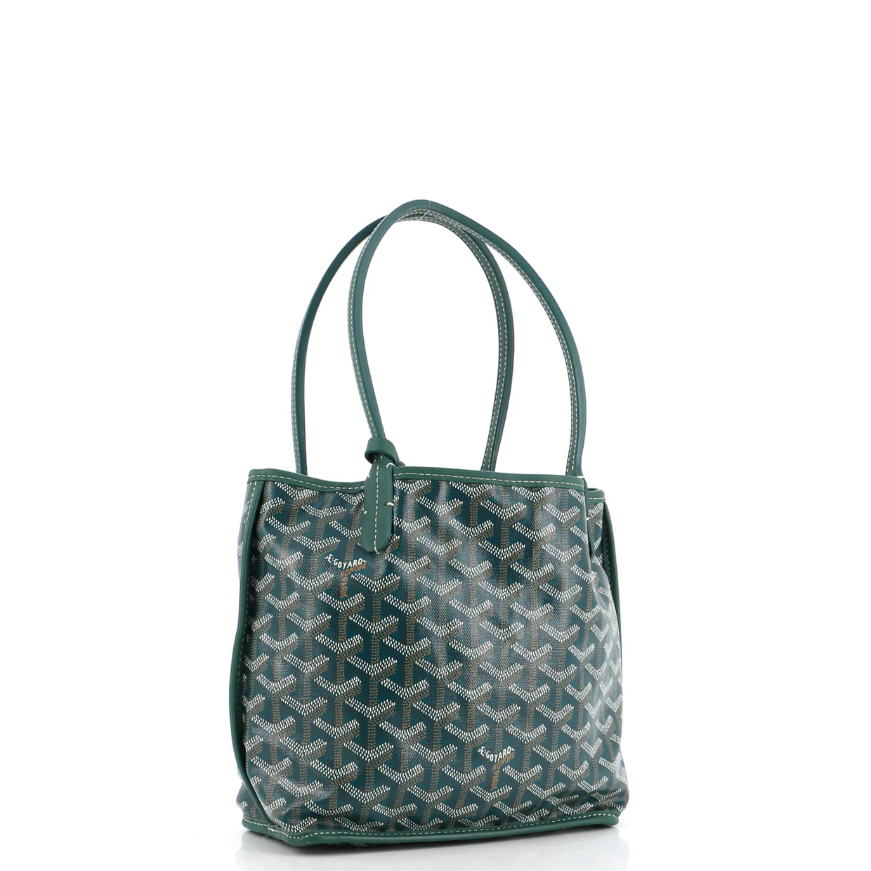 Anjou Reversible Tote Coated Canvas Mini - Deep Luxury