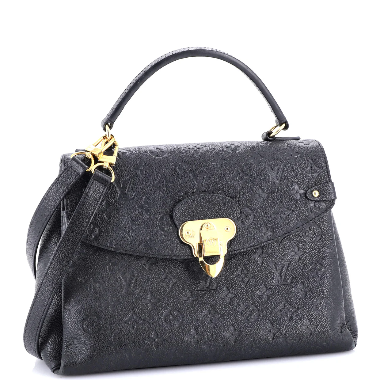 Georges Handbag Monogram Empreinte Leather MM - Deep Luxury