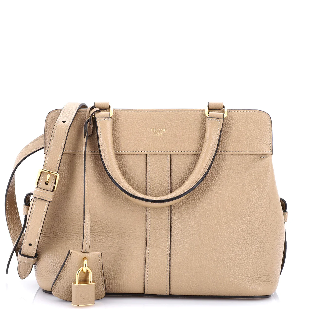 Cabas de France Tote Leather Small - Deep Luxury