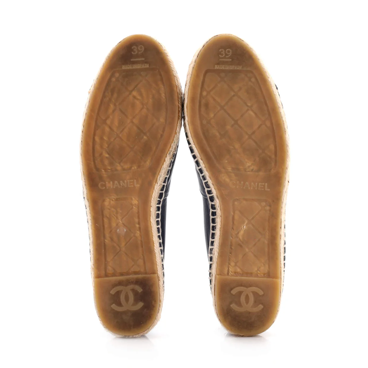 Women's CC Cap Toe Espadrilles Leather - Deep Luxury