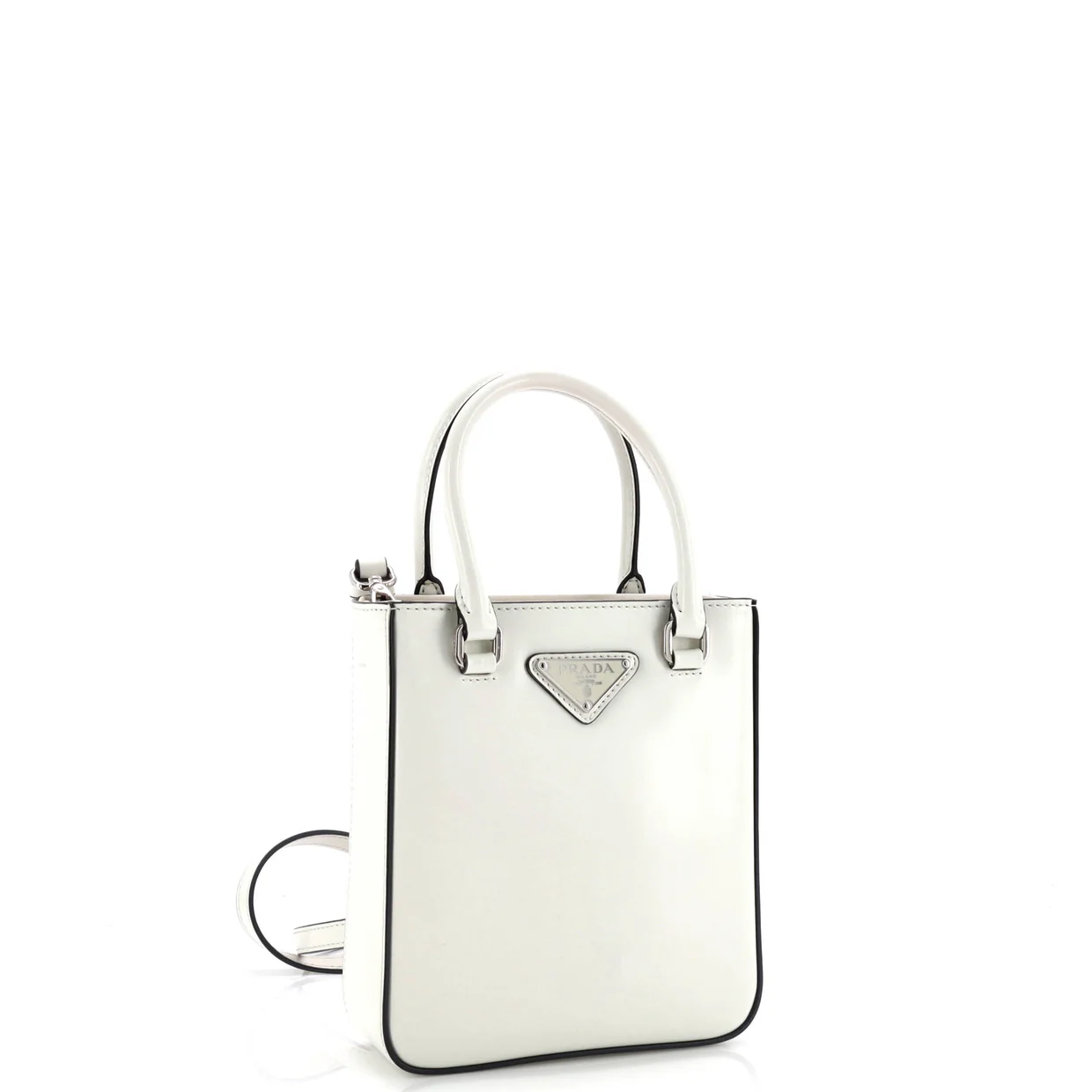Convertible Open Tote Brushed Leather Mini - Deep Luxury