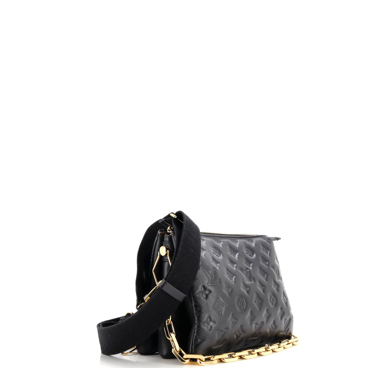 Coussin Bag Monogram Embossed Lambskin PM - Deep Luxury