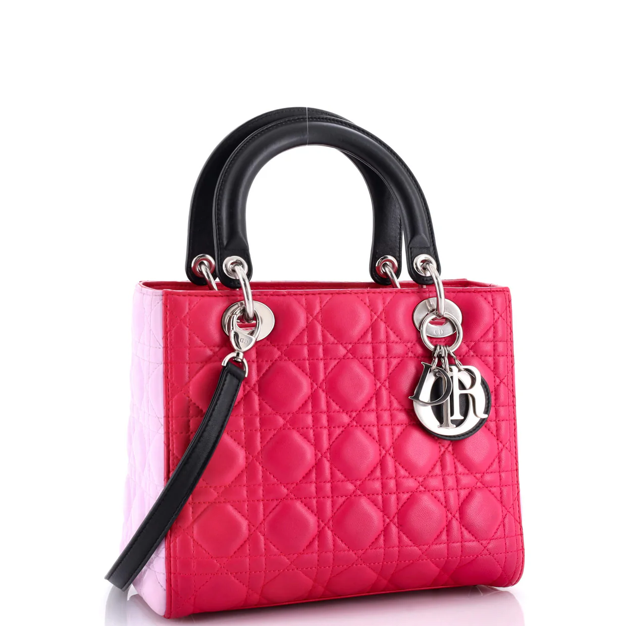 Lady Dior Bag Cannage Quilt Lambskin Medium - Deep Luxury