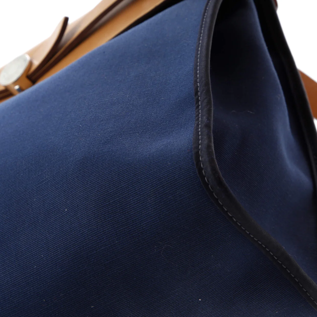 Herbag Zip Leather and Toile 31 - Deep Luxury