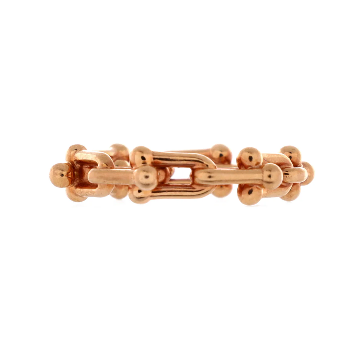 HardWear Link Ring 18K Rose Gold Micro - Deep Luxury