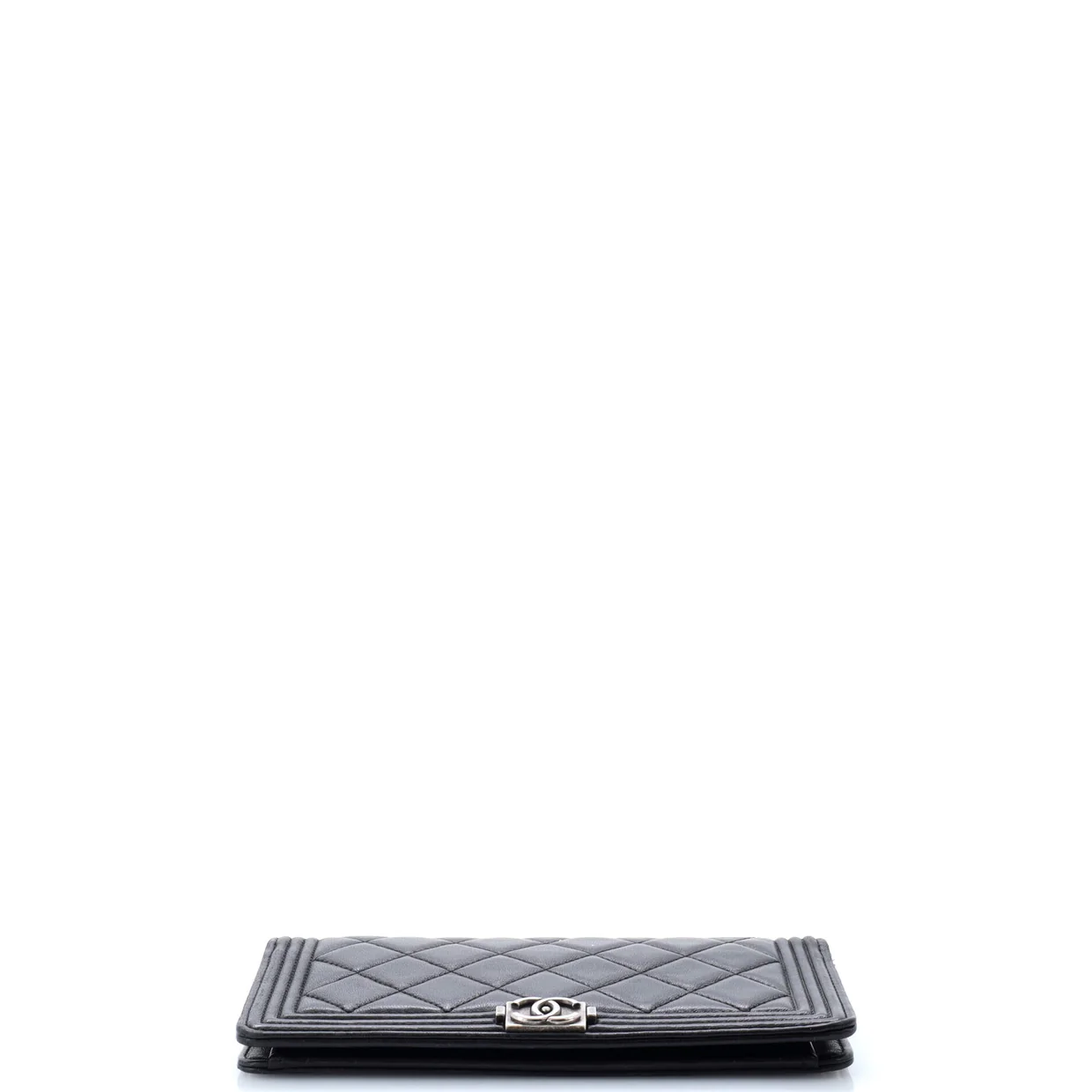 Boy Wallet on Chain Quilted Lambskin - Deep Luxury