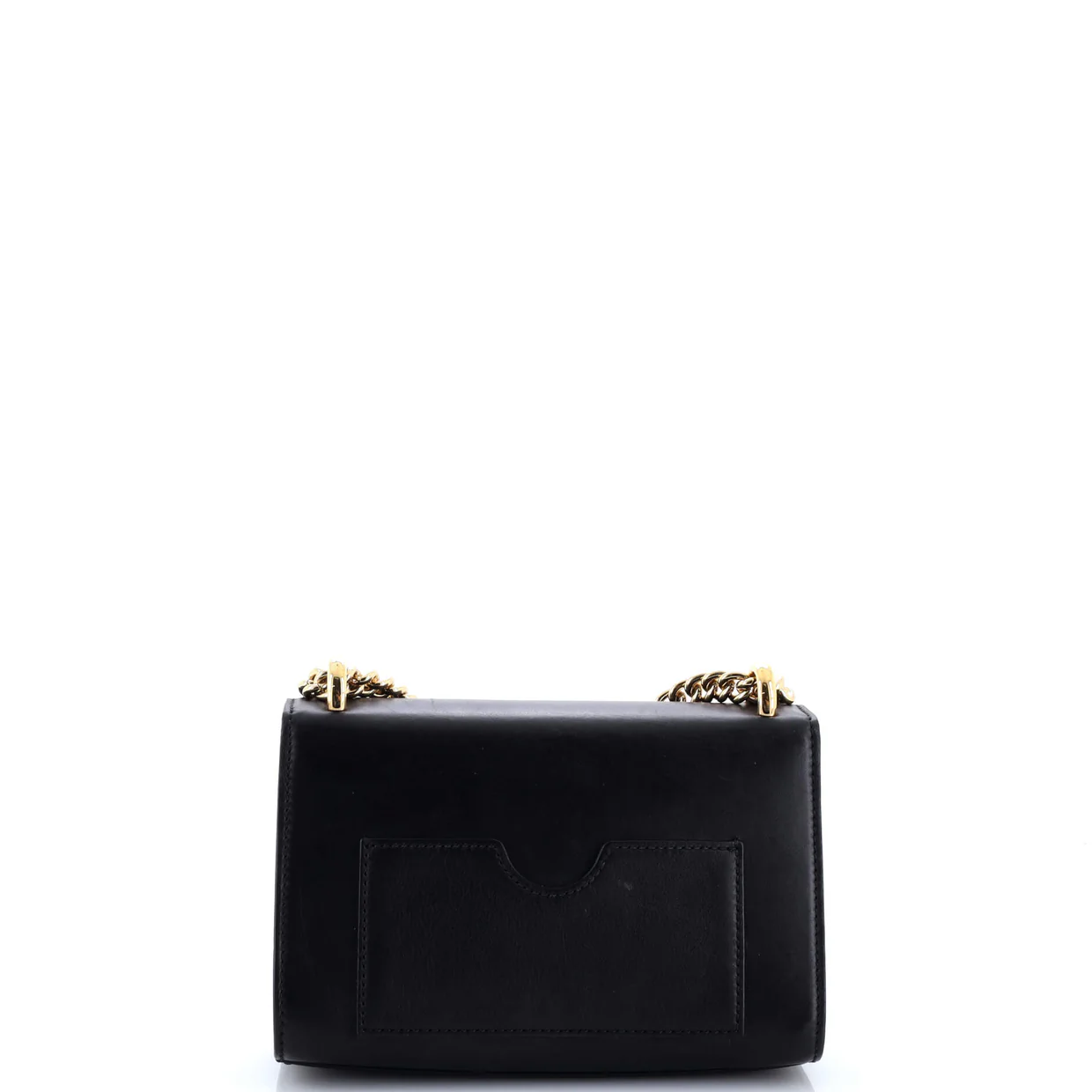 Padlock Shoulder Bag Leather Small - Deep Luxury