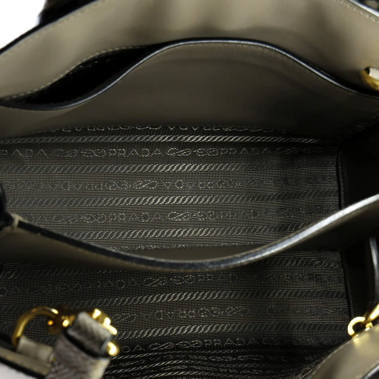 Bibliotheque Tote Saffiano with City Calf Small - Deep Luxury