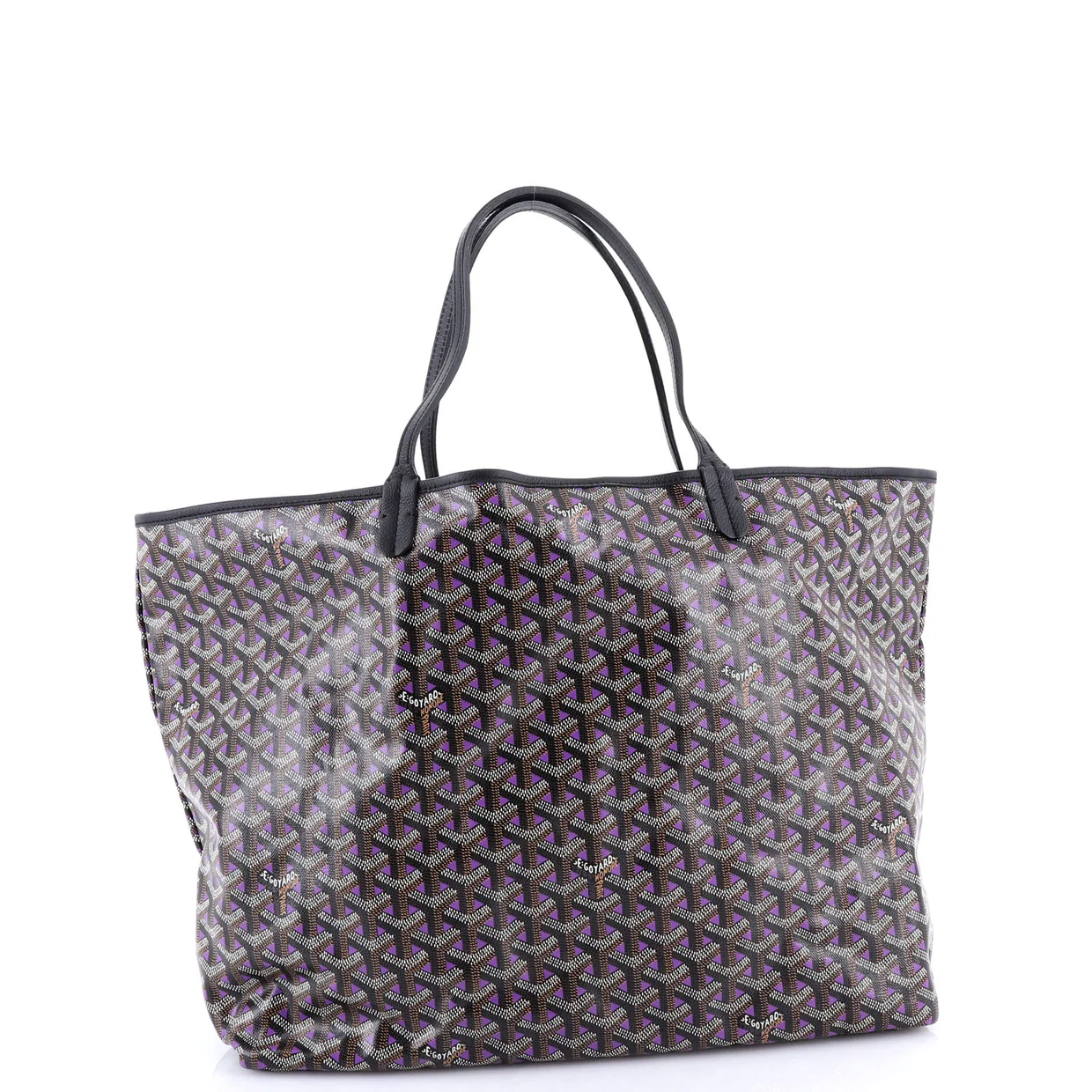 Saint Louis Tote Claire Voie Coated Canvas GM - Deep Luxury