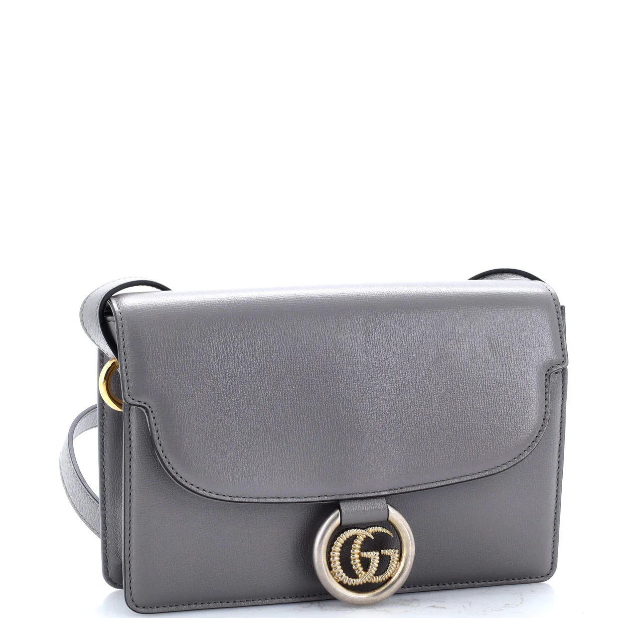 GG Ring Shoulder Bag Leather Small - Deep Luxury