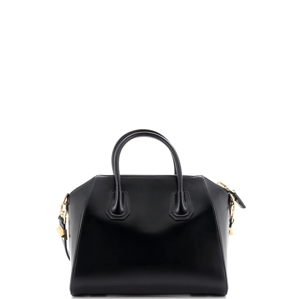 Antigona Bag Glazed Leather Small - Deep Luxury