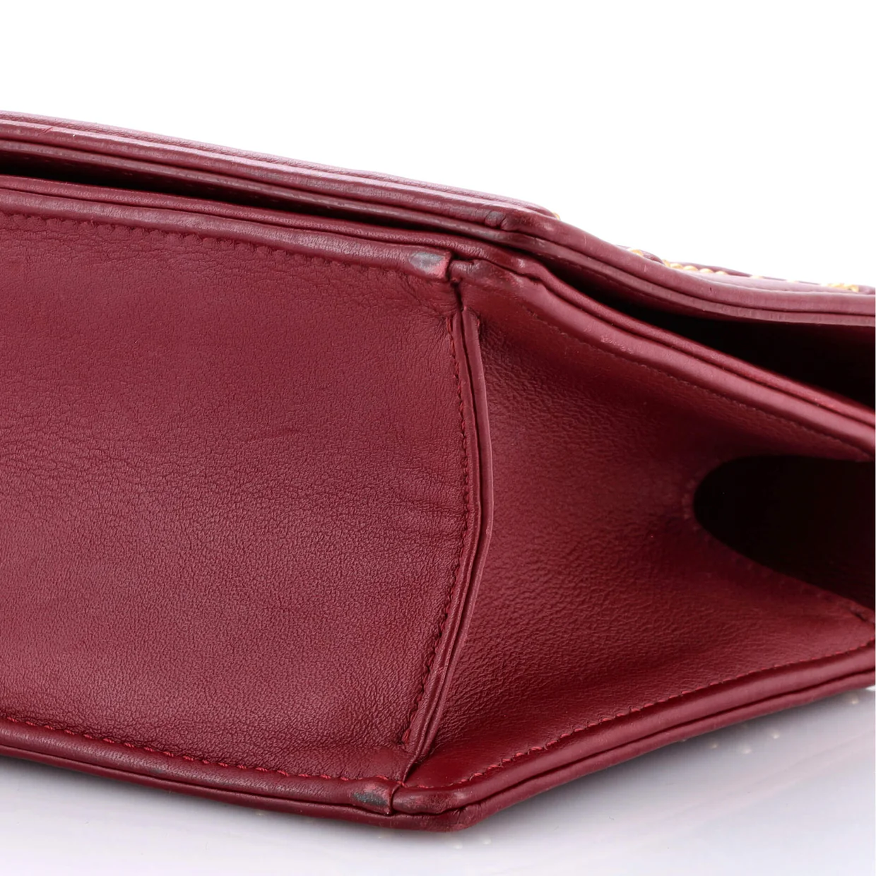 Diorama Flap Bag Studded Leather Small - Deep Luxury