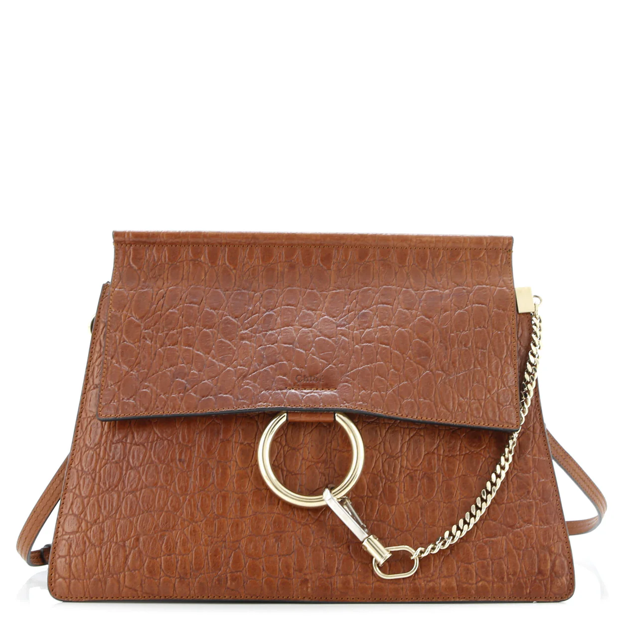 Faye Shoulder Bag Leather Medium - Deep Luxury