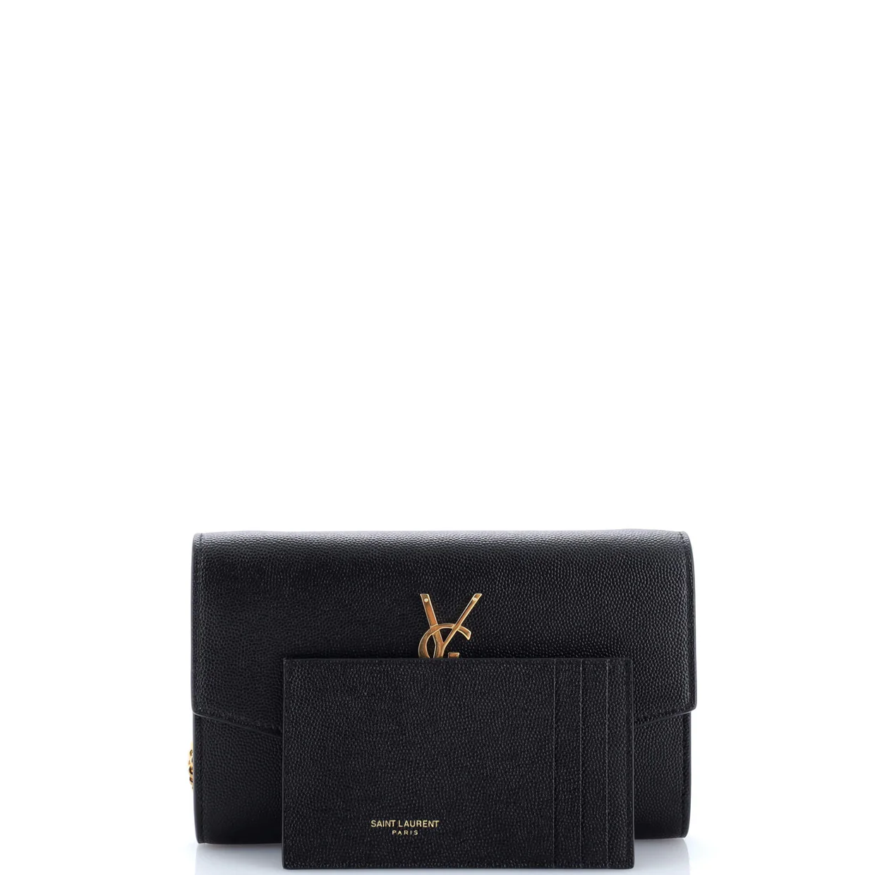 Uptown Chain Wallet Leather - Deep Luxury