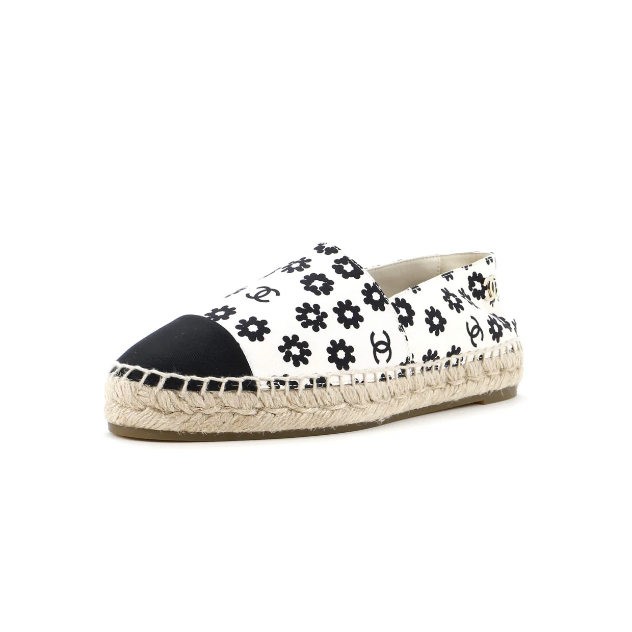 Women's Cap Toe Espadrilles Printed Canvas - Deep Luxury