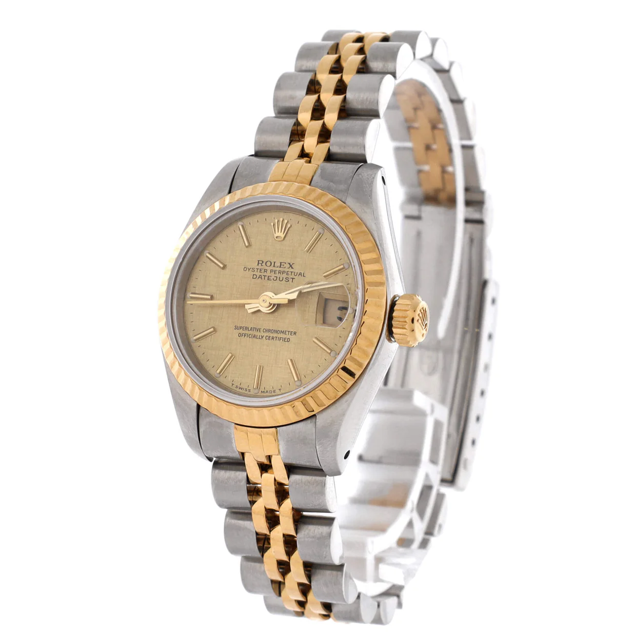 Oyster Perpetual Datejust Automatic Watch Stainless Steel and Yellow Gold 26 - Deep Luxury