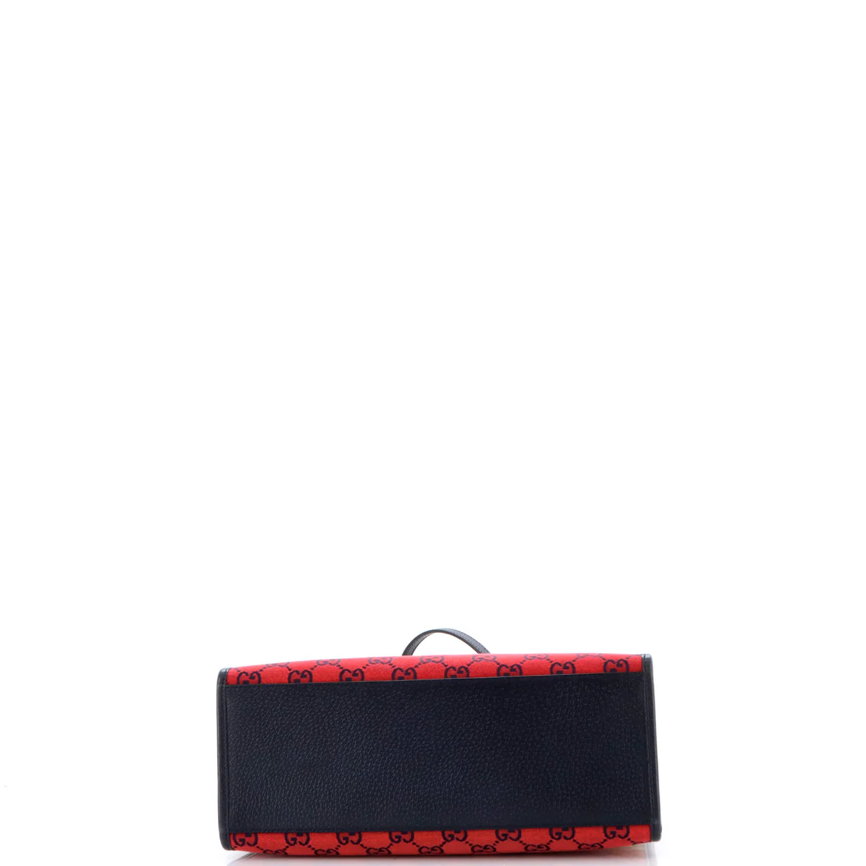 Structured Top Handle Open Tote GG Canvas Small - Deep Luxury