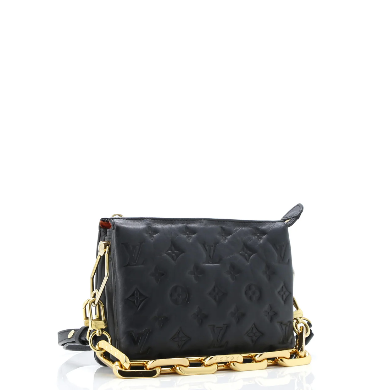 Coussin Bag Monogram Embossed Lambskin BB - Deep Luxury