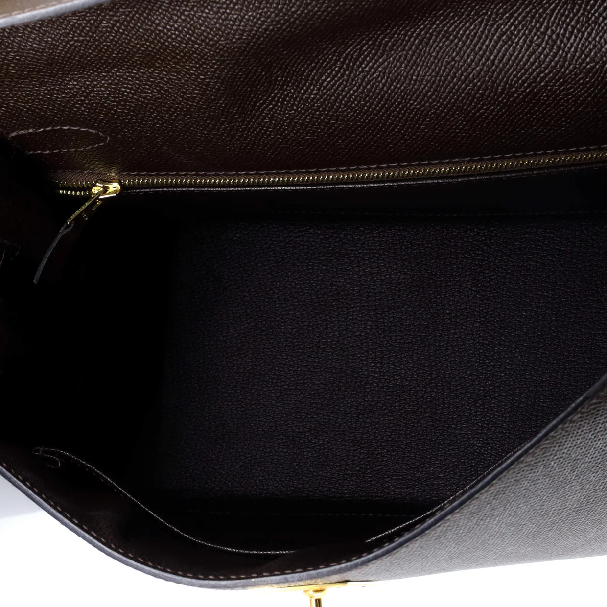 Kelly Handbag Chocolat Epsom with Gold Hardware 28 - Deep Luxury
