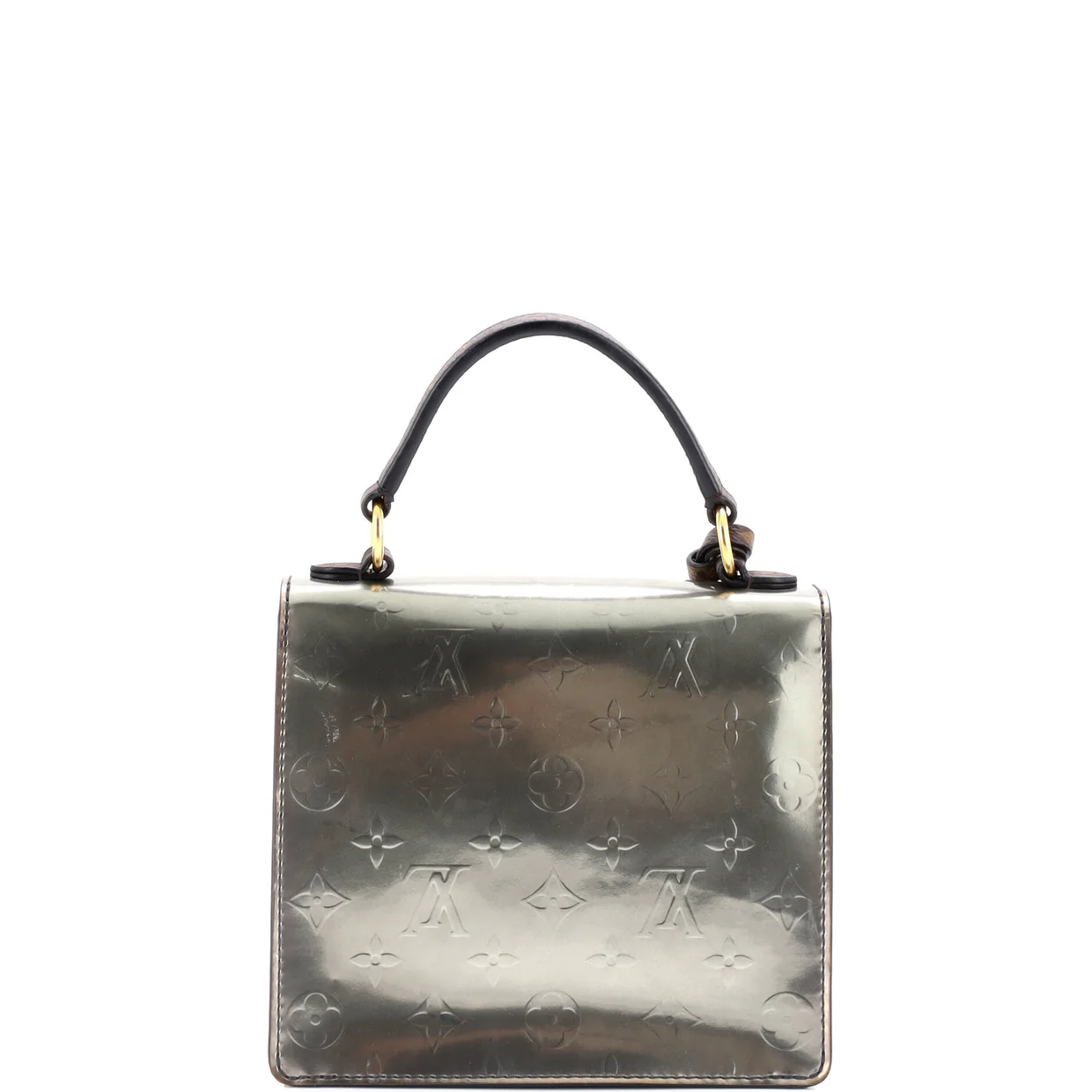 Spring Street NM Handbag Monogram Vernis with Monogram Canvas and Epi Leather - Deep Luxury