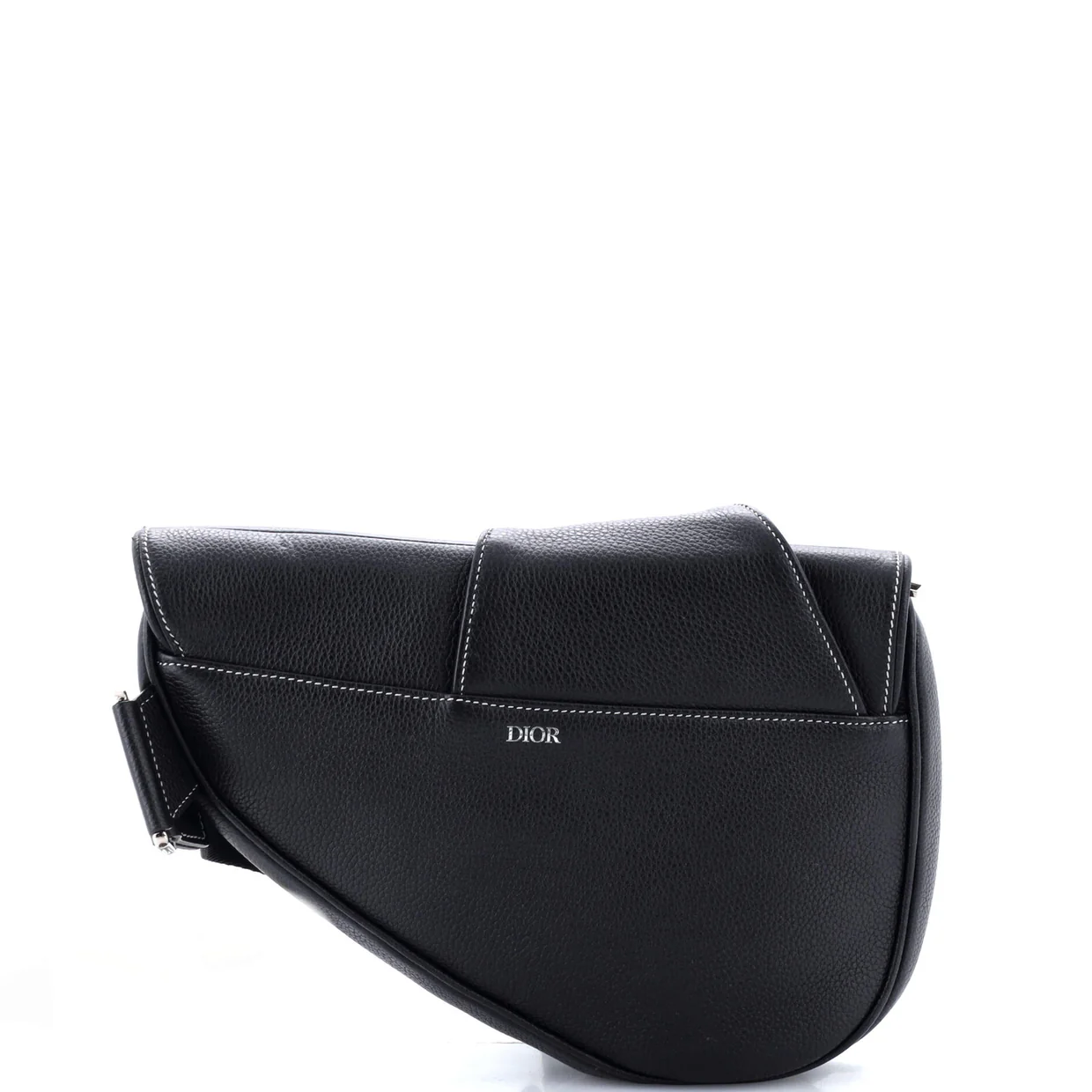 Shawn Stussy Saddle Crossbody Bag Leather with Applique - Deep Luxury