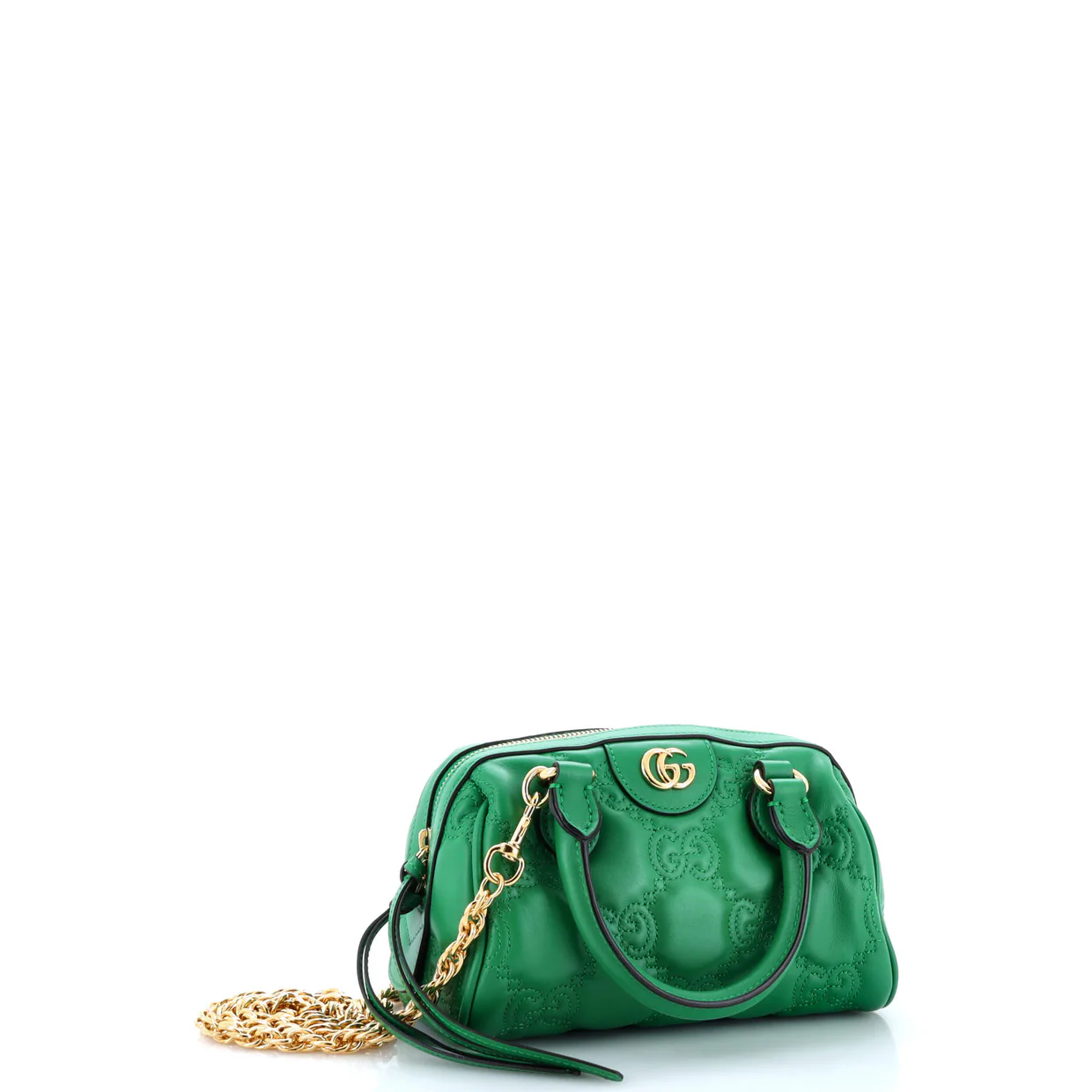 Ophidia Convertible Boston Top Handle Bag GG Matelasse Leather Mini - Deep Luxury