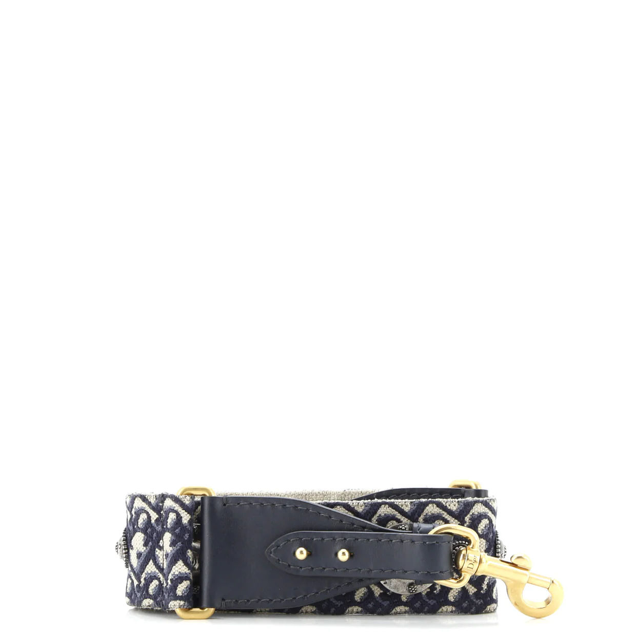 Shoulder Strap Embellished Oblique Canvas - Deep Luxury