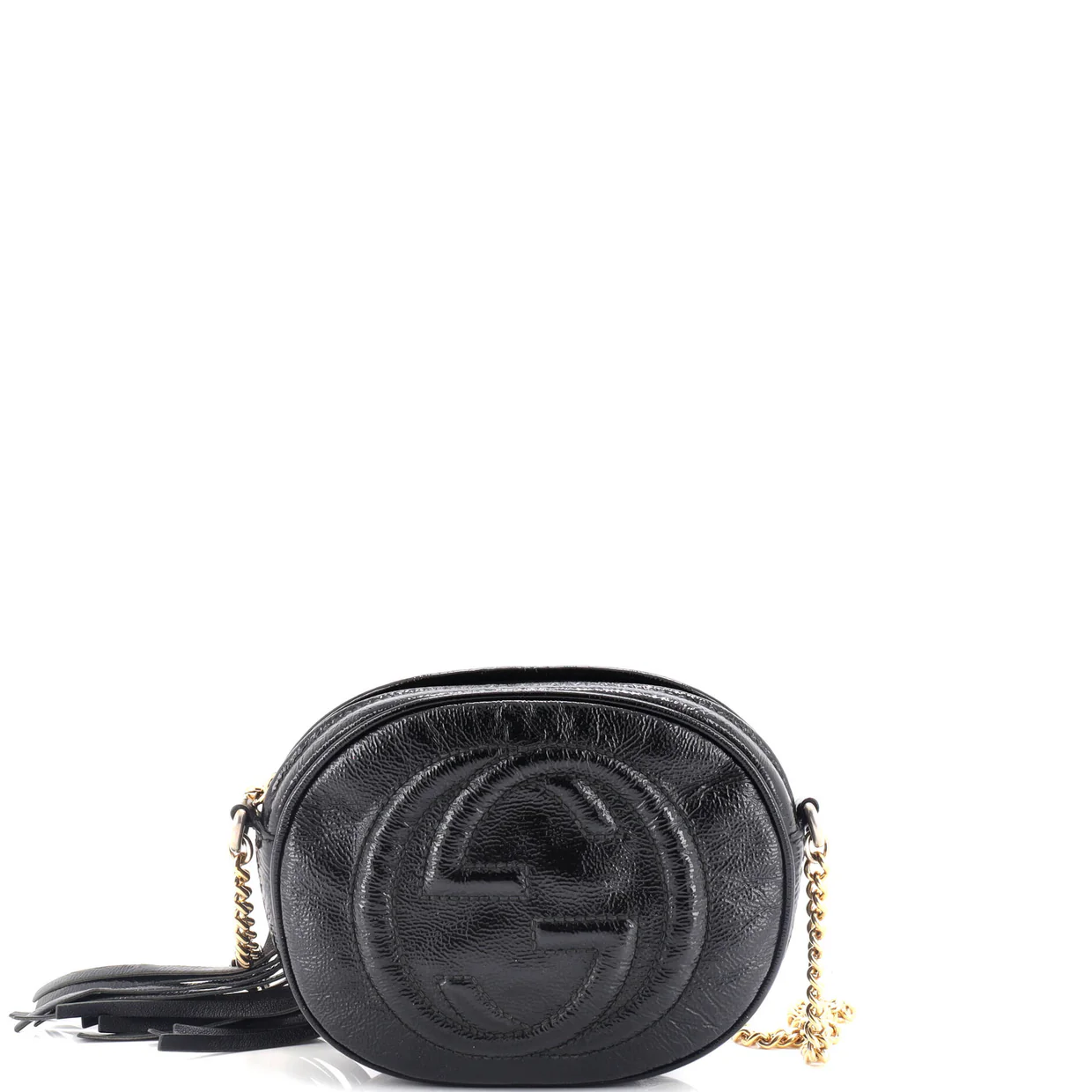 Soho Chain Bag Patent Mini - Deep Luxury