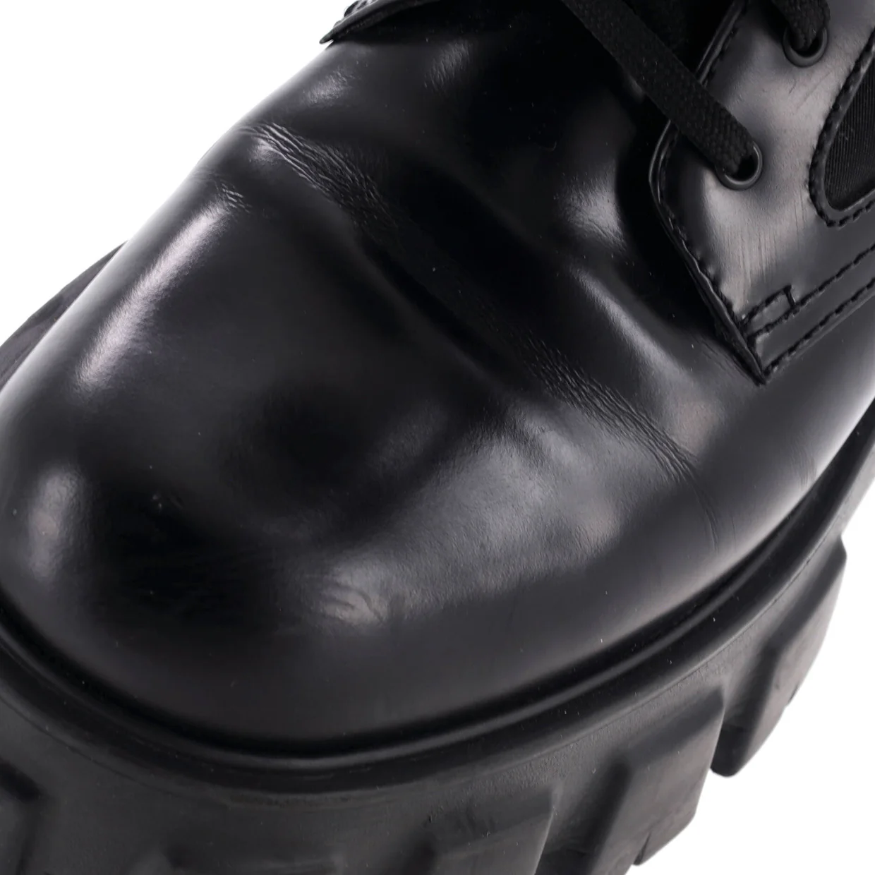 Monolith Combat Boots Leather and Nylon - Deep Luxury