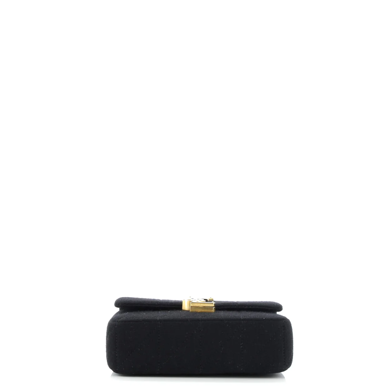 Jamie Flap Bag Quilted Jersey Small - Deep Luxury