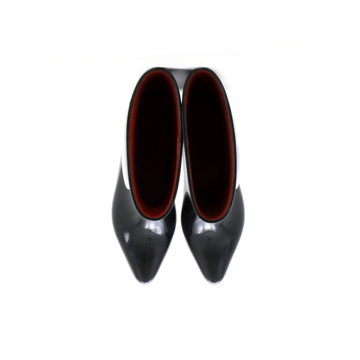 Women's Interlocking G Ankle Rain Boots Rubber - Deep Luxury