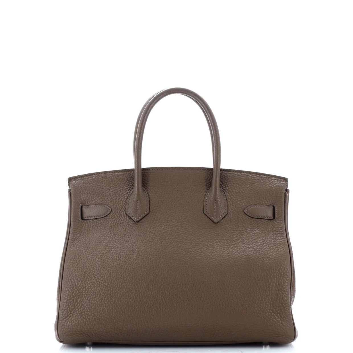 Birkin Handbag Verso Clemence with Palladium Hardware 30 - Deep Luxury